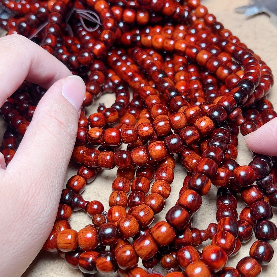 小叶紫檀手串/手链89琴料108金星毕业级