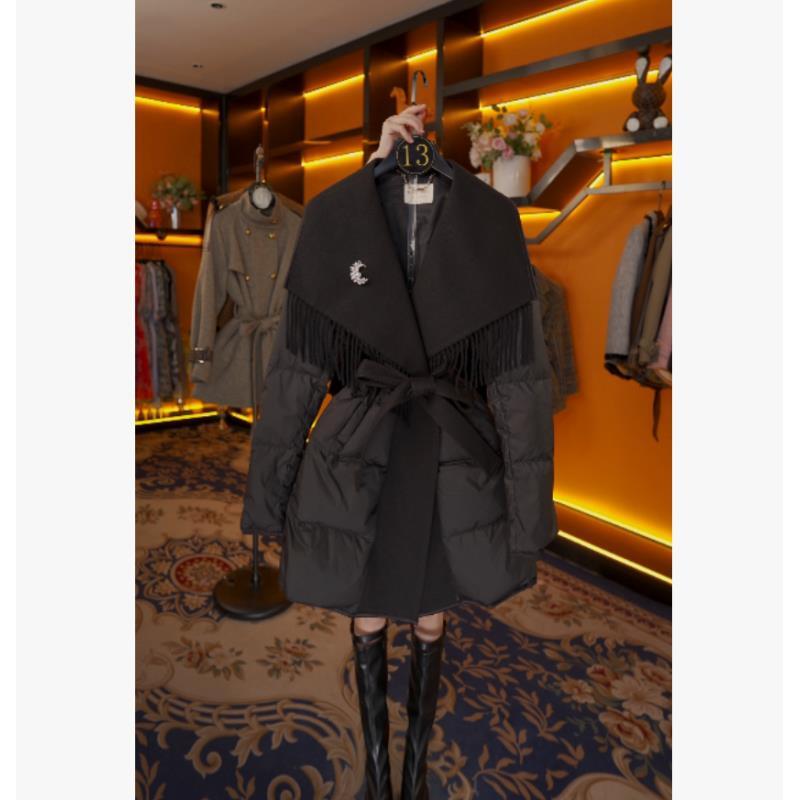 【宠粉价】秋冬上新时髦羽绒服时尚潮流百搭拼接防风外套LOVES-A404