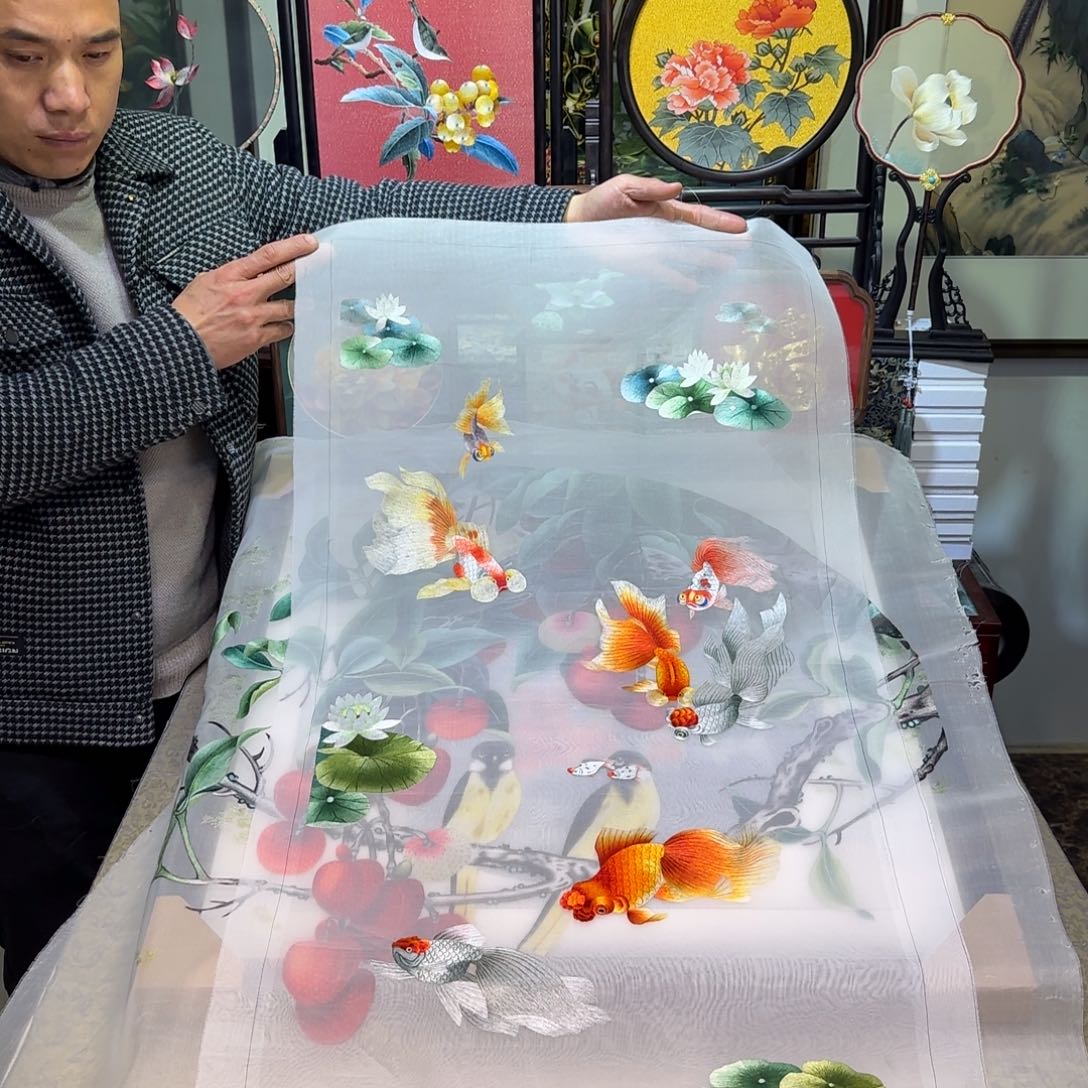 刺绣刺绣工艺精湛