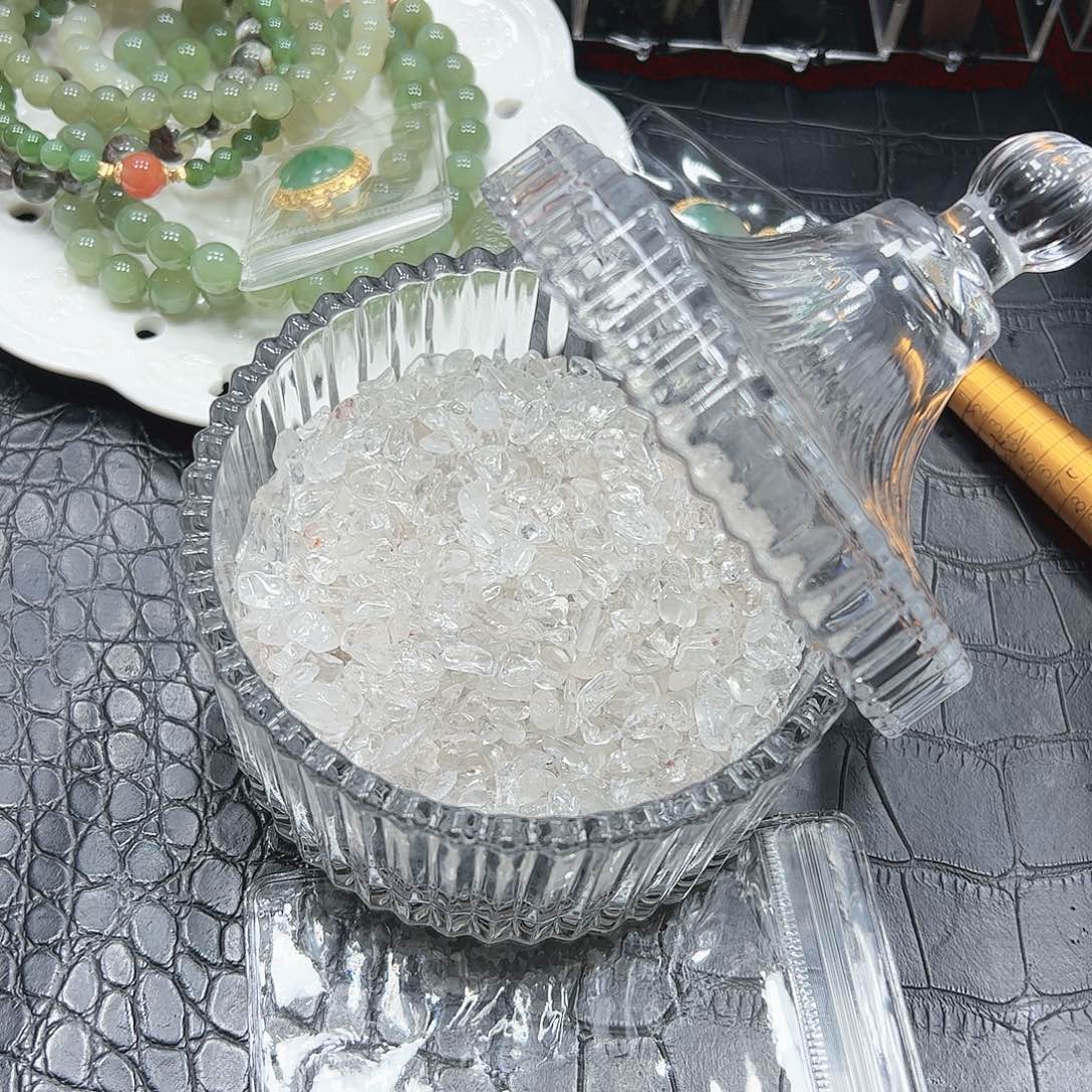 烟晶手链22K金镶嵌消磁碗