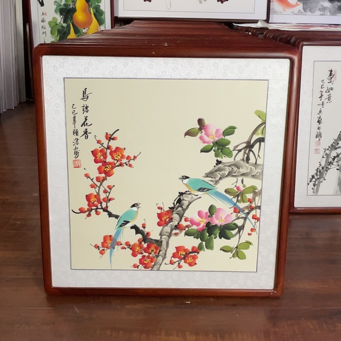 国画带框尺寸63*63厘米