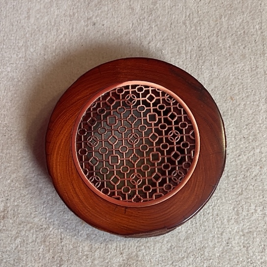 花梨木类端景台壶承