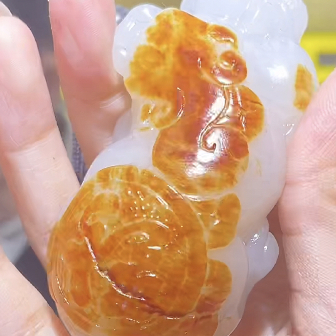 手把件货玉石把玩件文玩摆件D2