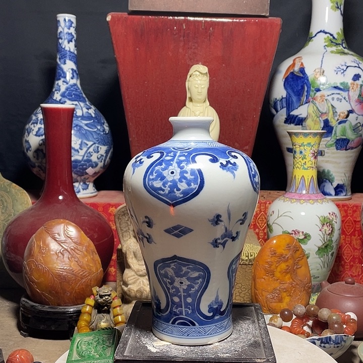 瓷片青花瓷器手工制作