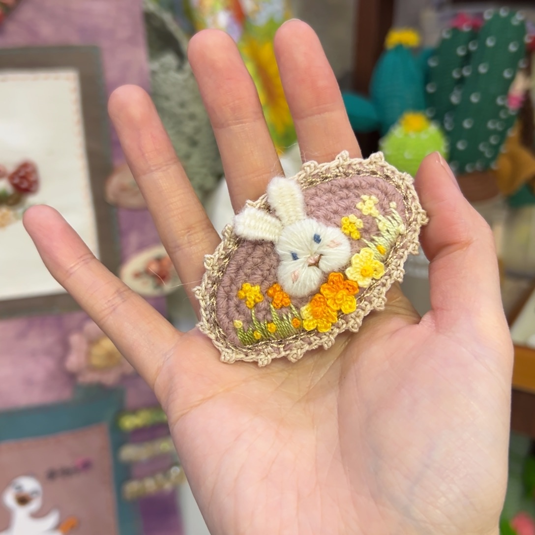 塑料钩织刺绣手工包包玩偶居家用品