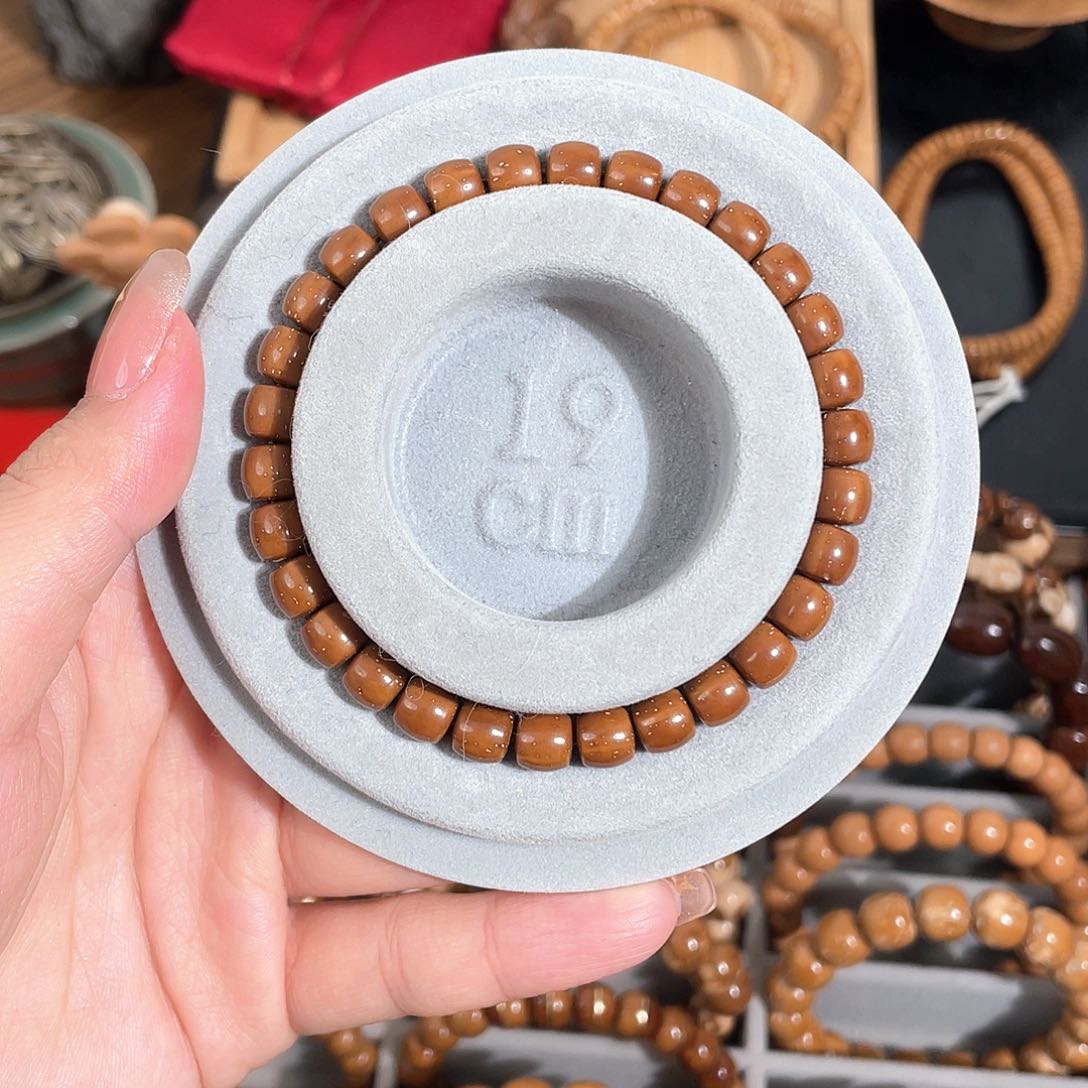 紫金鼠手串7.2实心极限弧直切小老型