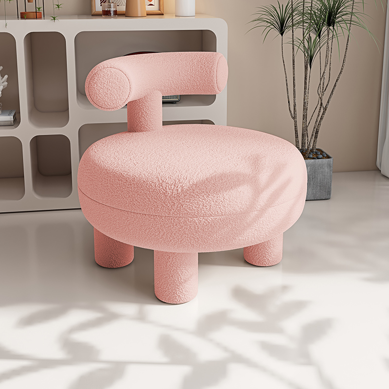 羊羔绒懒人沙发单人椅网红沙发凳卧室客厅轻奢现代客厅儿童沙发椅