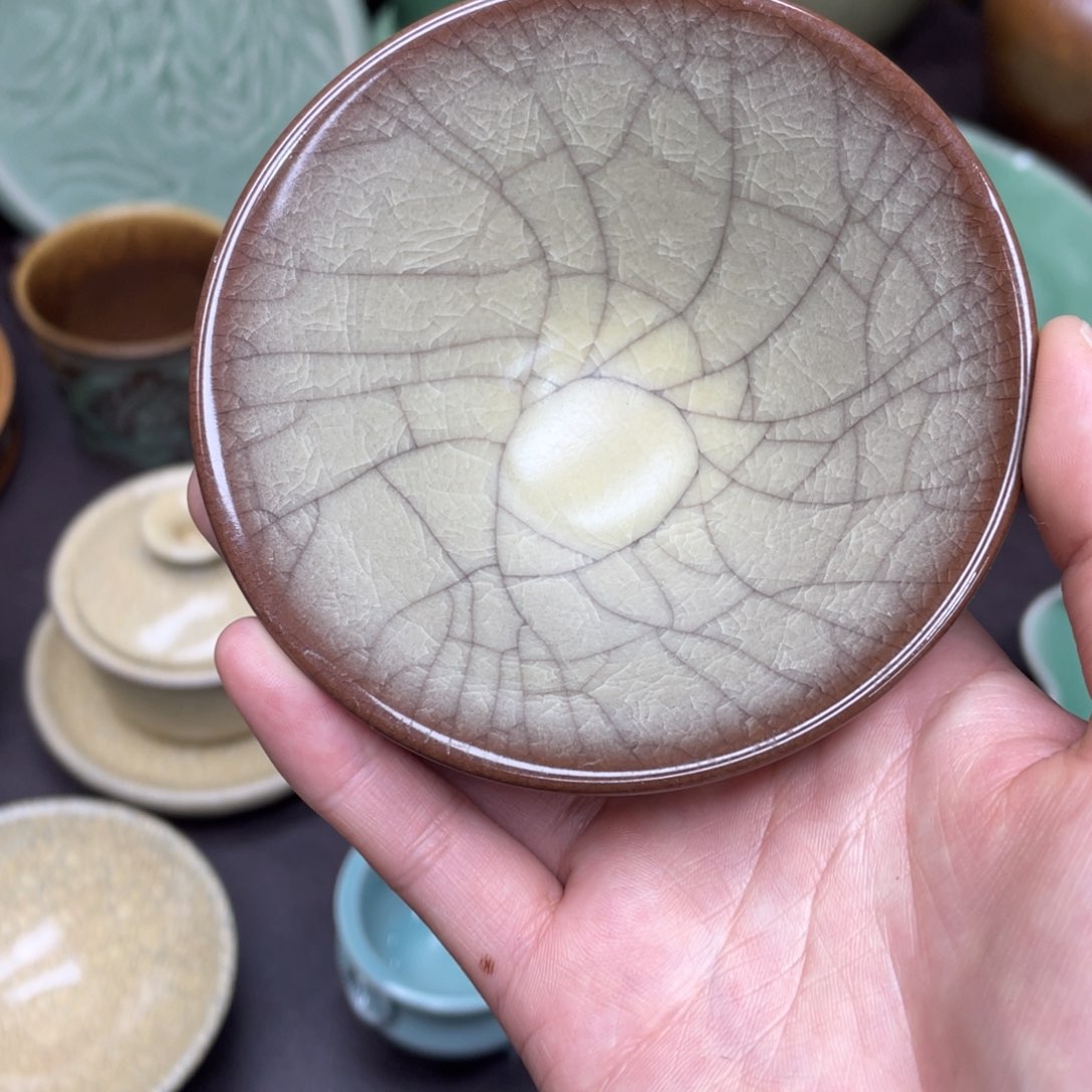 福利青瓷茶具杯子微瑕