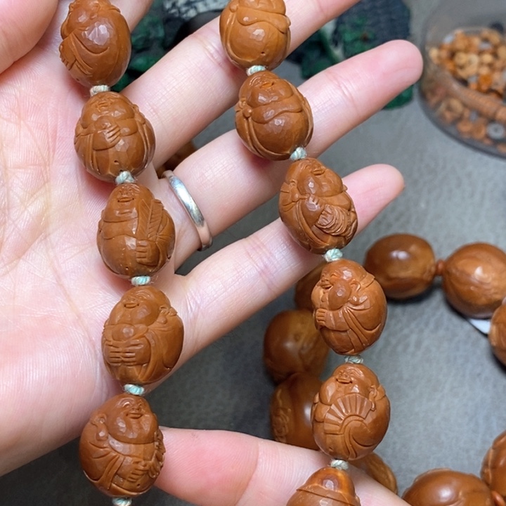 橄榄核手串/手链弥勒佛