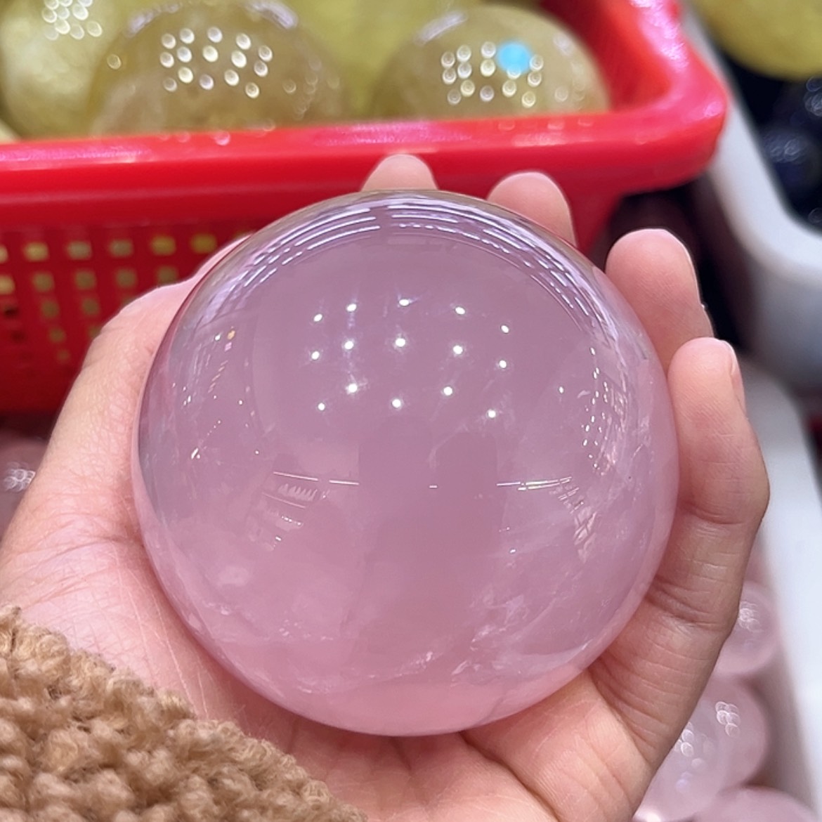 【闪购商品】水晶摆件球未镶嵌