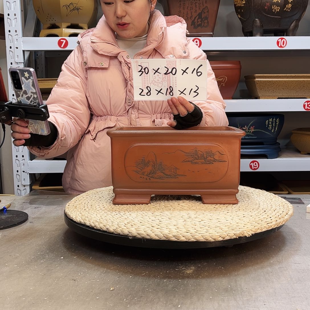 紫砂花盆紫砂花盆