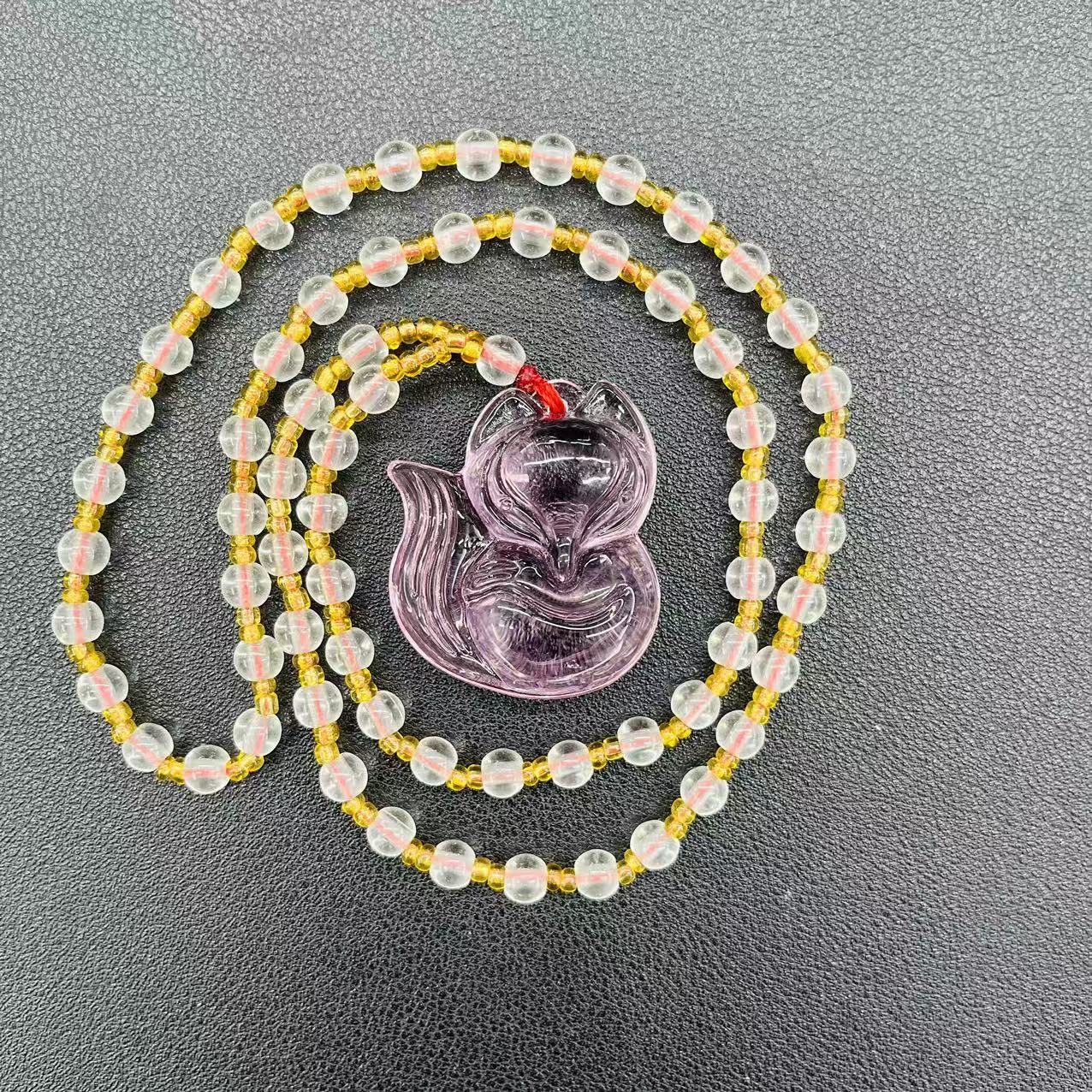 【福气来珠宝】FL033-Diy配饰-精美狐狸吊坠-多样性发其一