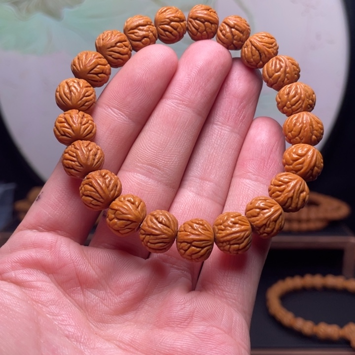 桃核手串12暴龙火焰手串