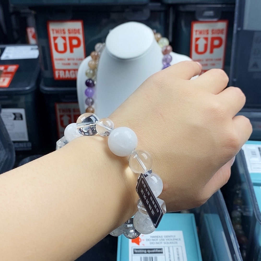 手链银S925镶嵌水晶