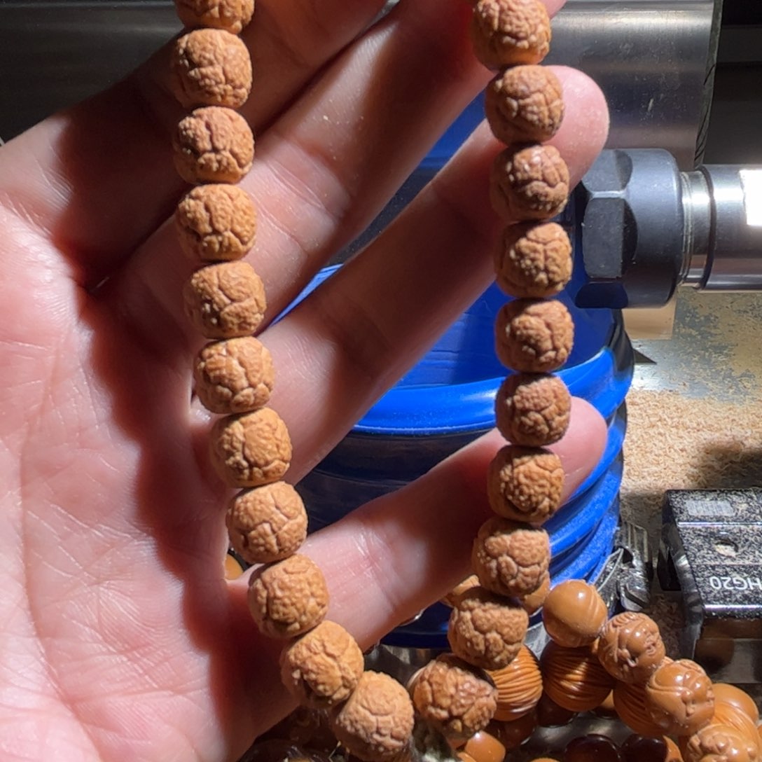 猴头核桃吊坠荔枝纹