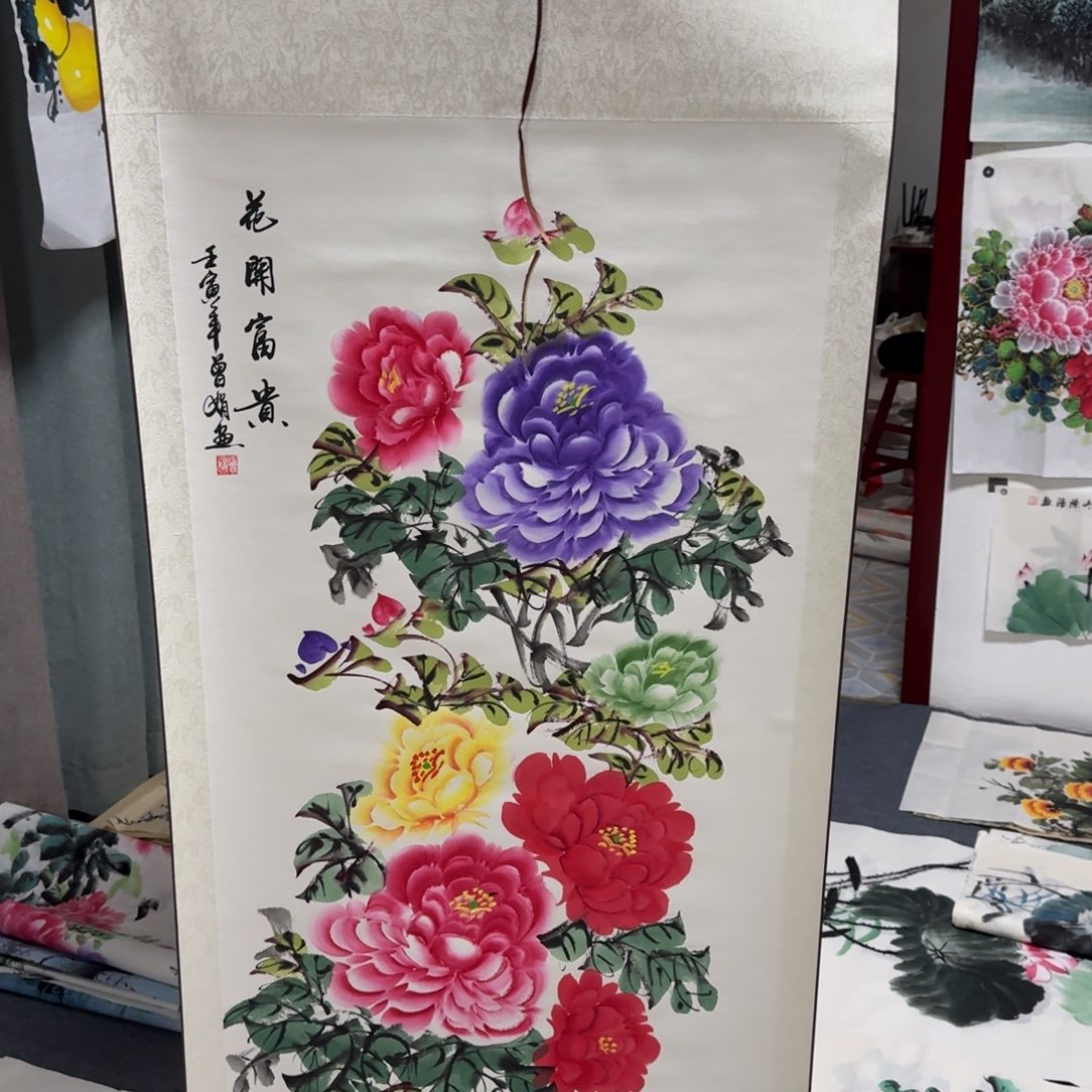 国画晓彤美术馆直播间