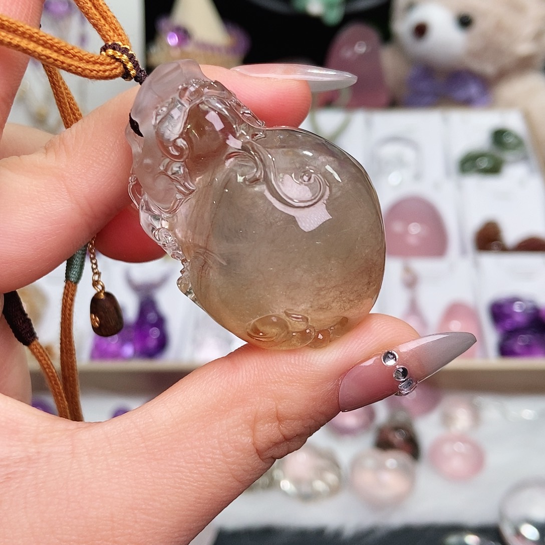 水晶未镶嵌吊坠(赠链)