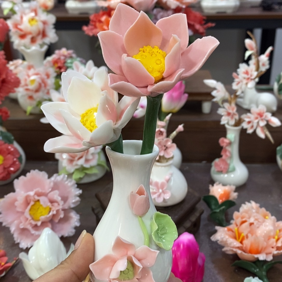 瓷片陶瓷工艺品摆件