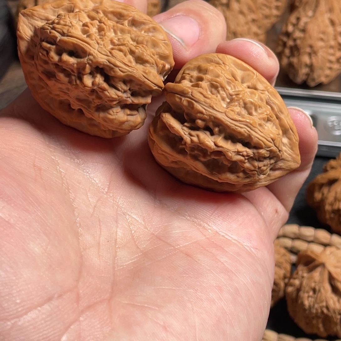 文玩核桃吊坠赤龙