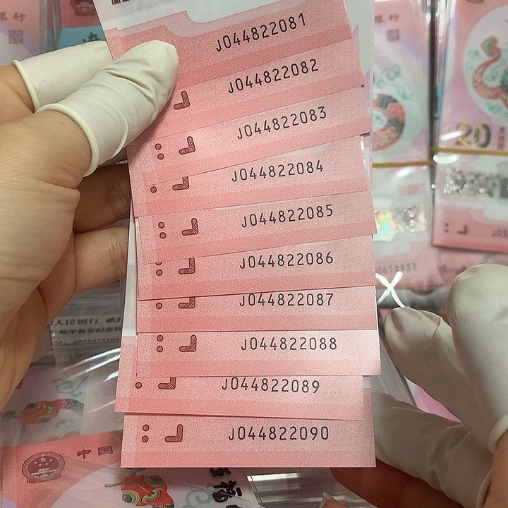 蛇钞标十（带4张全偶数）