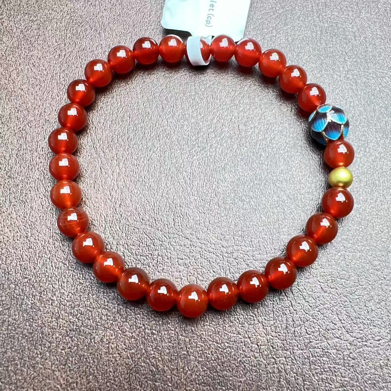 专拍链接 红玛瑙莲花手链(铜)ZJSJ542-6