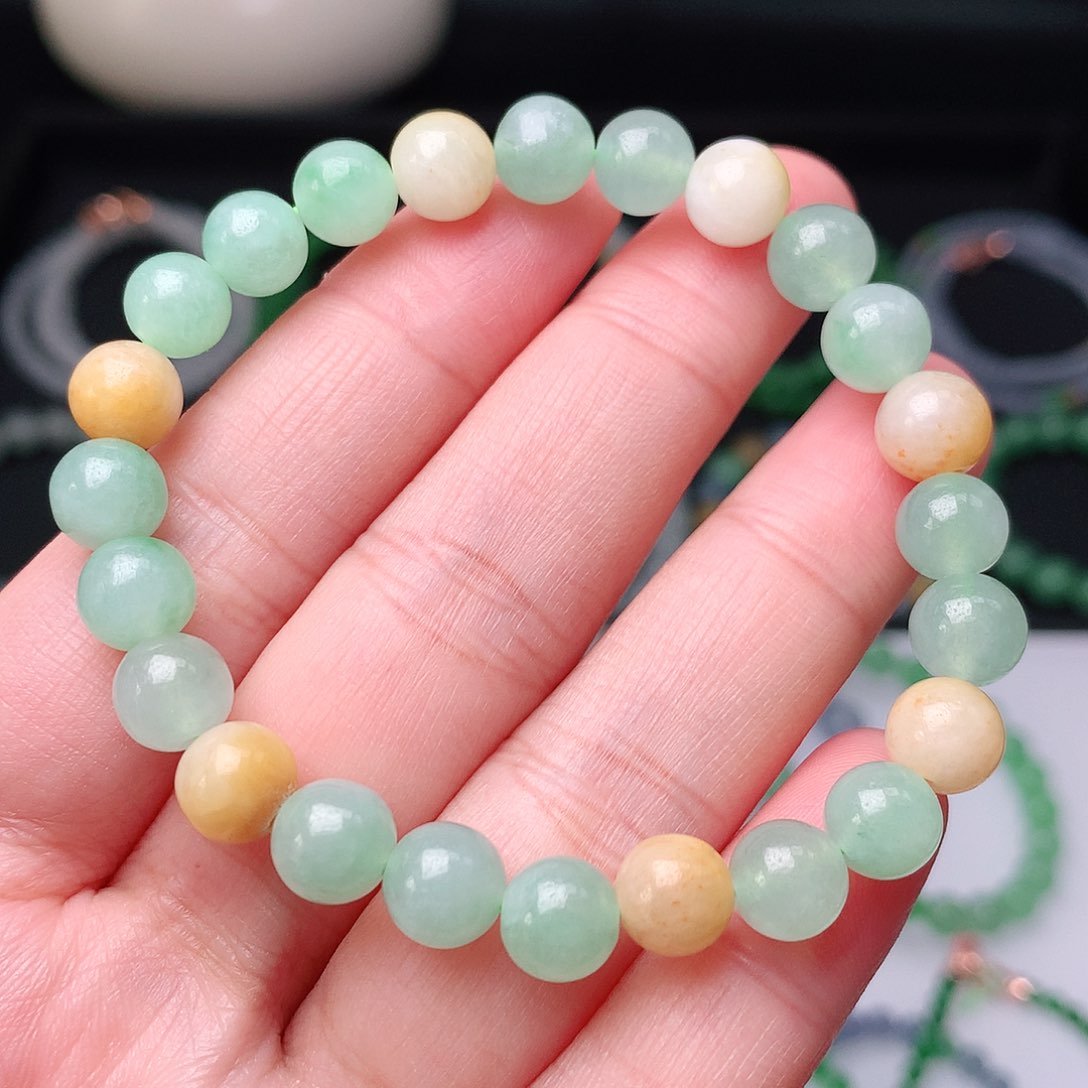 翡翠手链未镶嵌翡翠