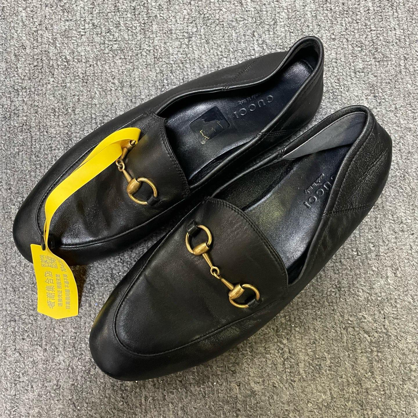 95新 GUCCI/古驰 马衔扣休闲单鞋  36码/10426