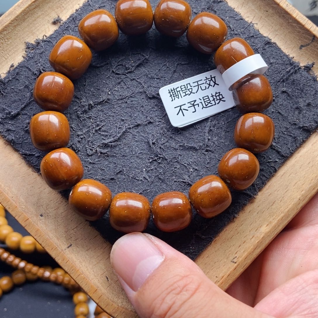 紫金鼠手串13.6mm精品近实心
