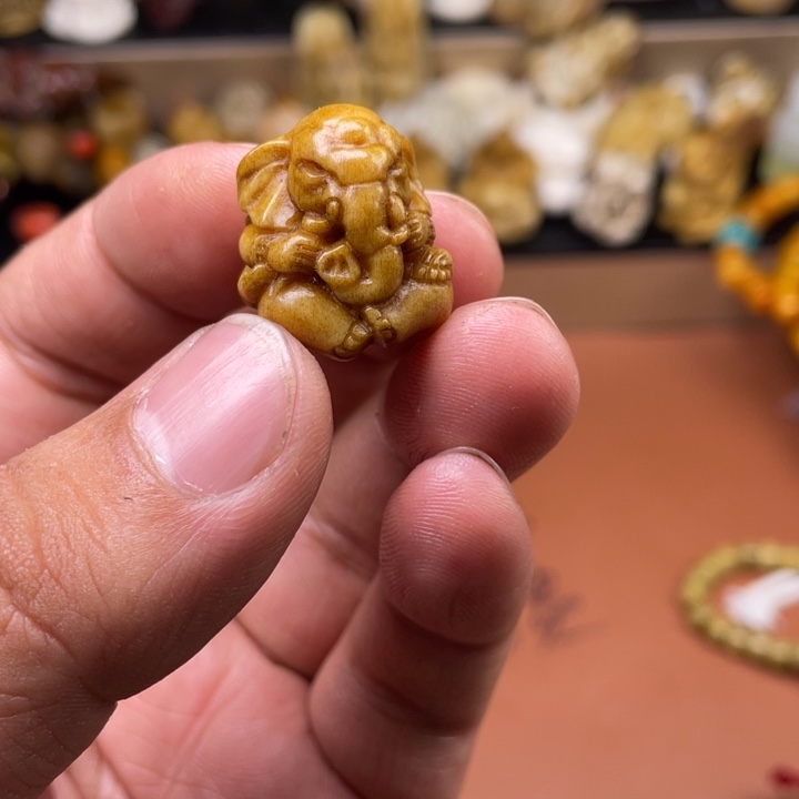 驼骨摆件人工羊哦