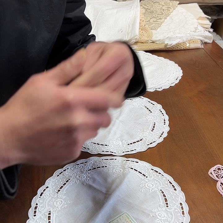 毛绒亚麻棉086-30圆-2个