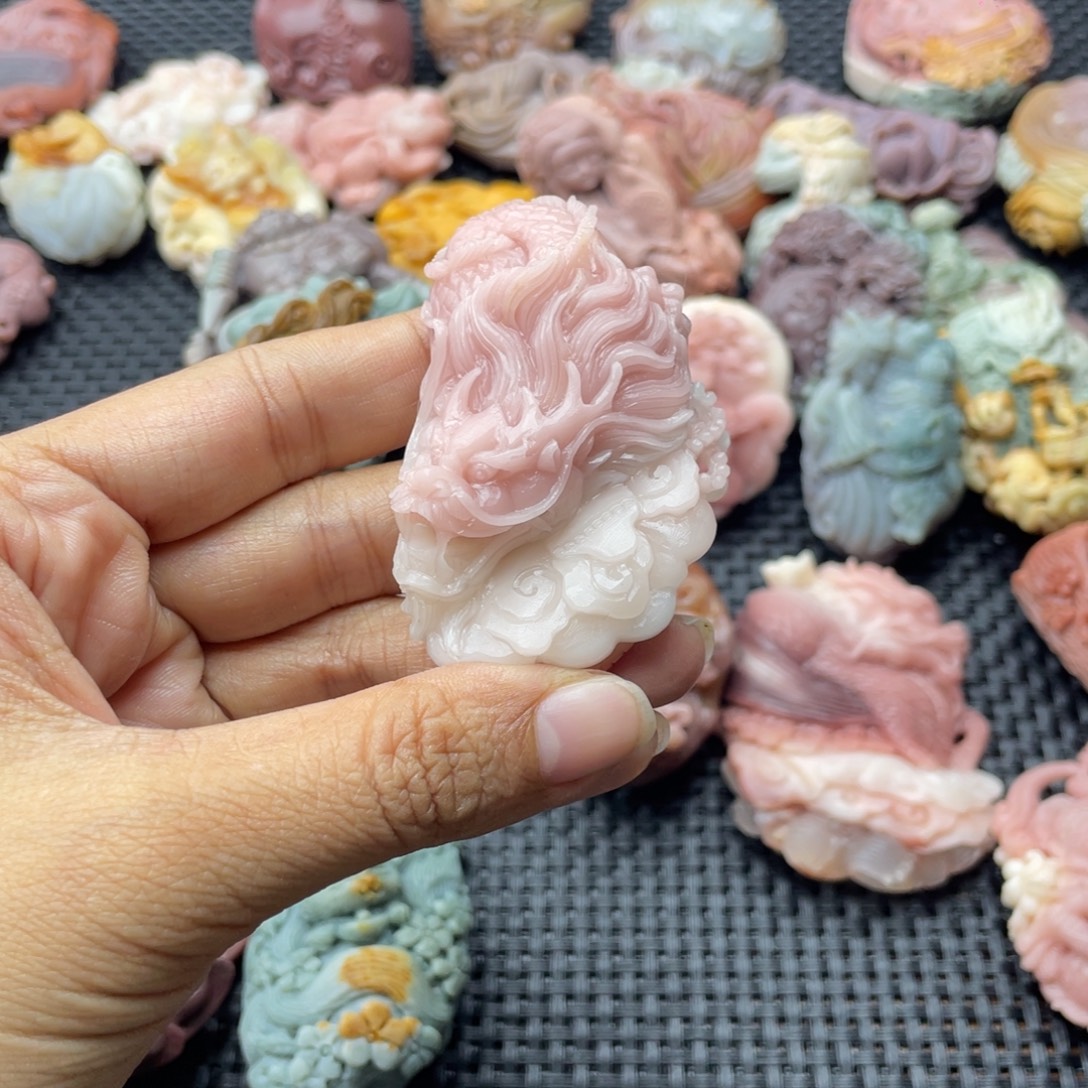 雲***笙石英质玉未镶嵌吊坠(不含链)