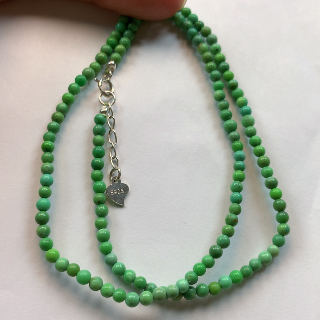 绿松石锁骨链未镶嵌