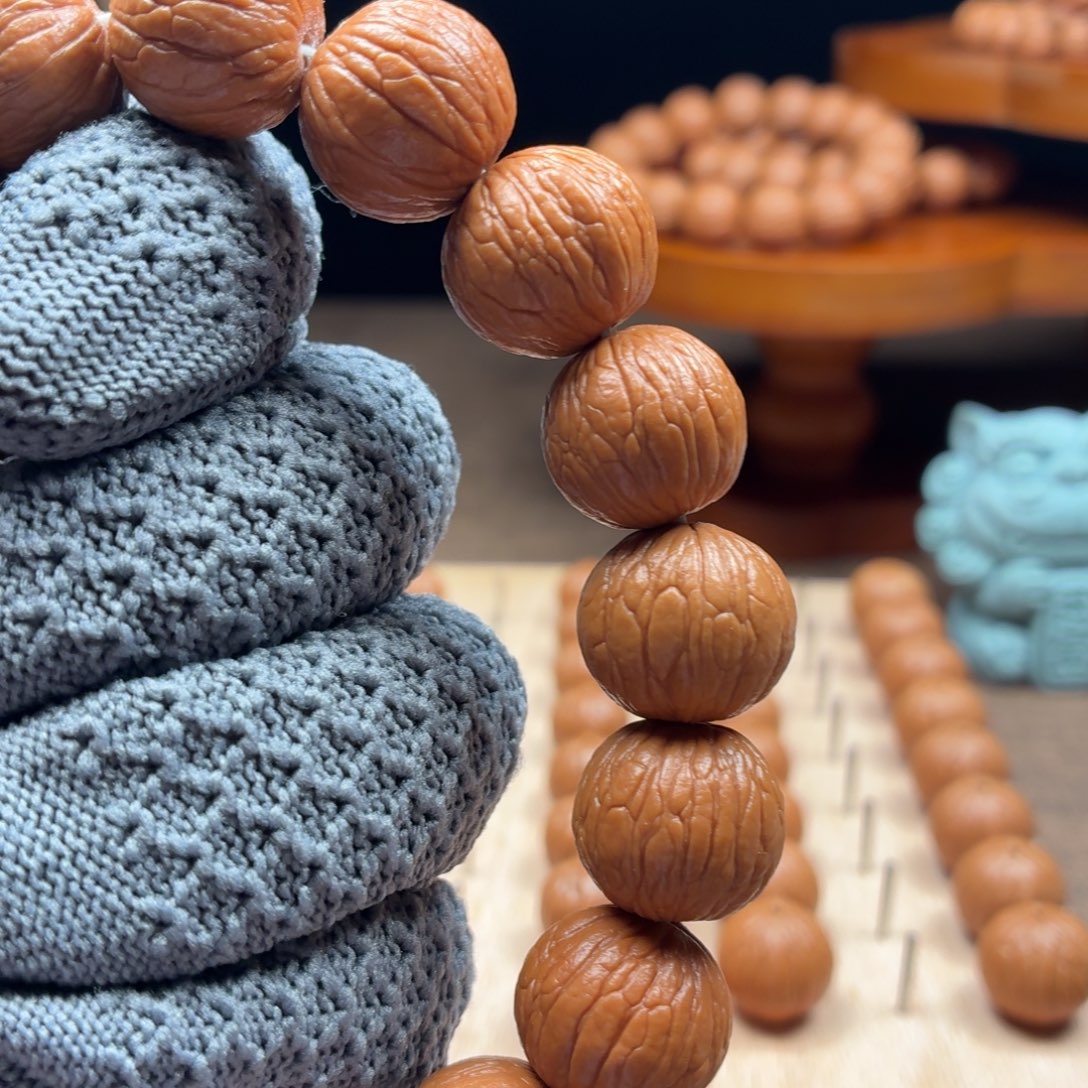 手串猴头核桃17+盆子