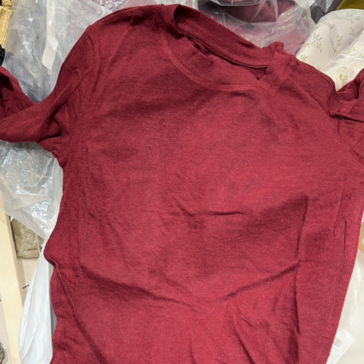 定制领袖剪破打底T恤 83421