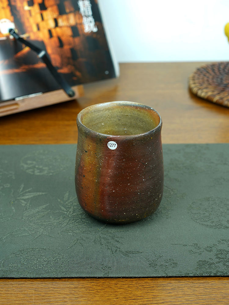 伊禾集物 日本备前烧手工匠人柴冈守 茶杯 水杯 汤吞 1277#