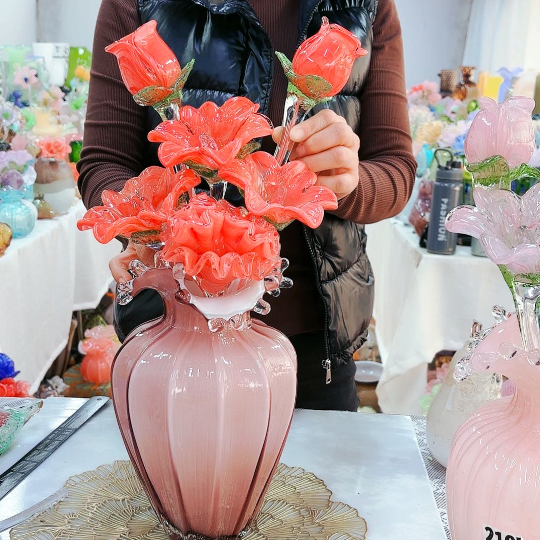 福利安妮琉璃花瓶花器艺术品