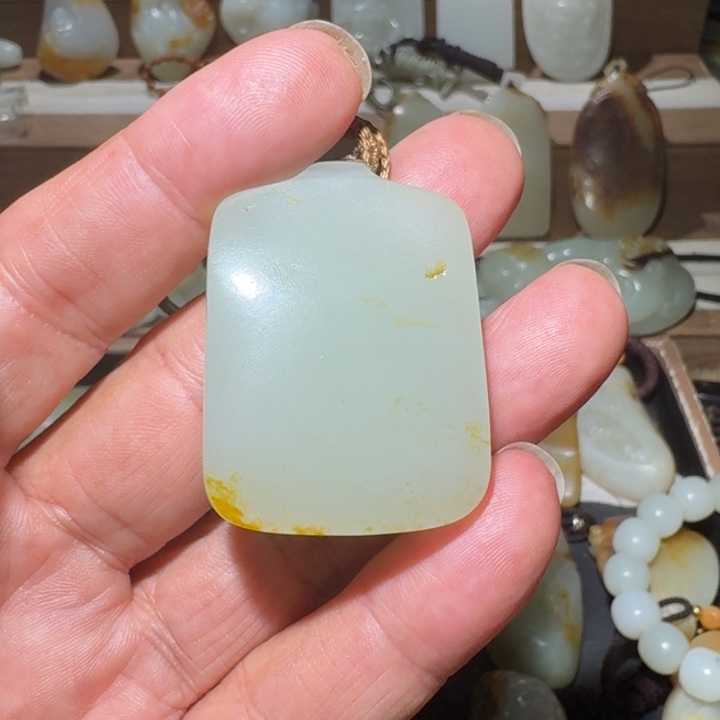 吊坠(不含链)未镶嵌和田玉@*文