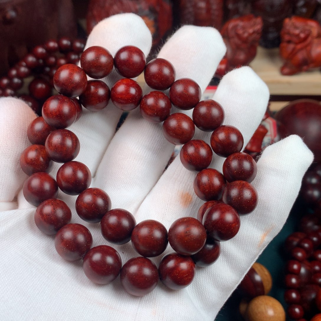 木1.2泥料鸡血红满星单圈，多样性发其一