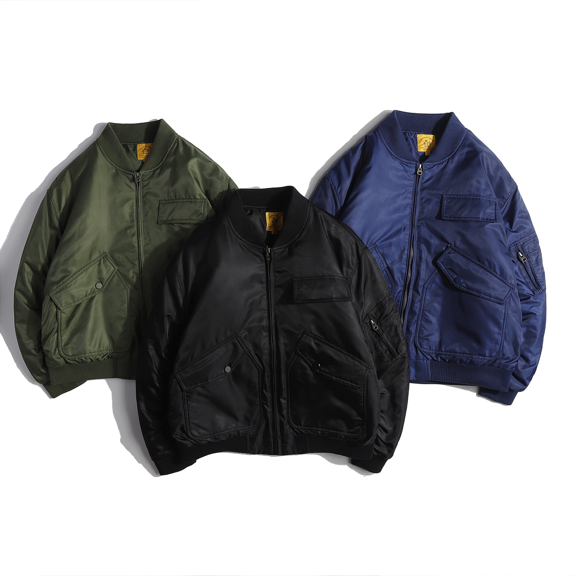 1291冬款美式飞行员外套ins棉衣加厚棉服短款棒球服