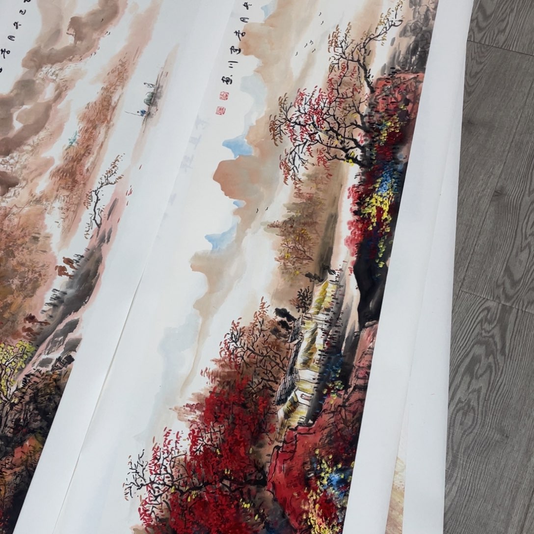 国画李建川老师作品欣赏