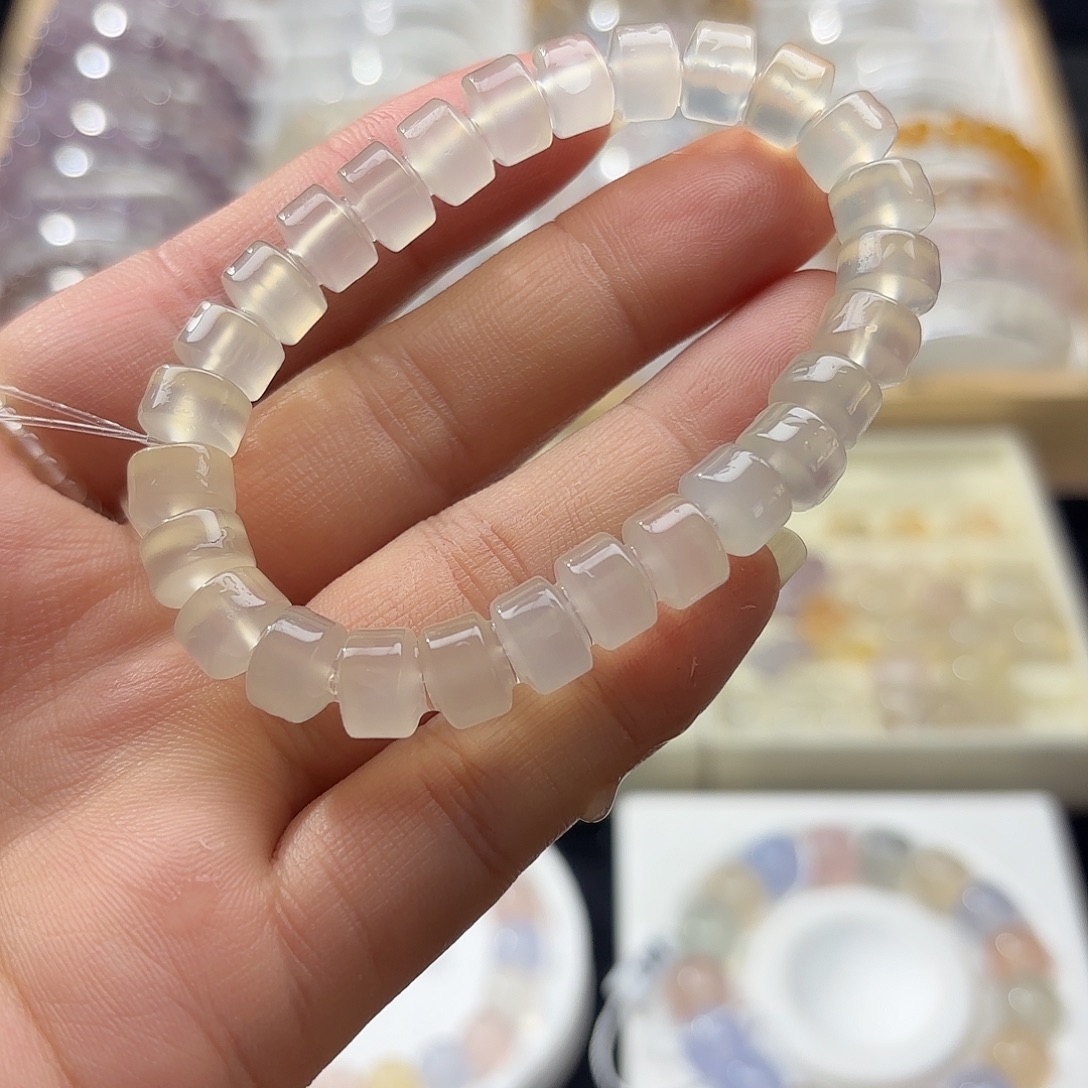 玛瑙/玉髓未镶嵌手链