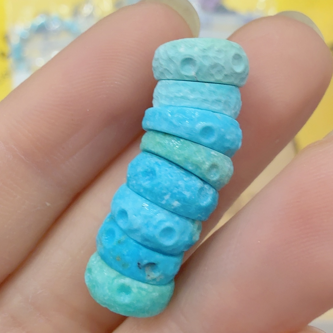 绿松石18K金镶嵌珠宝奇石