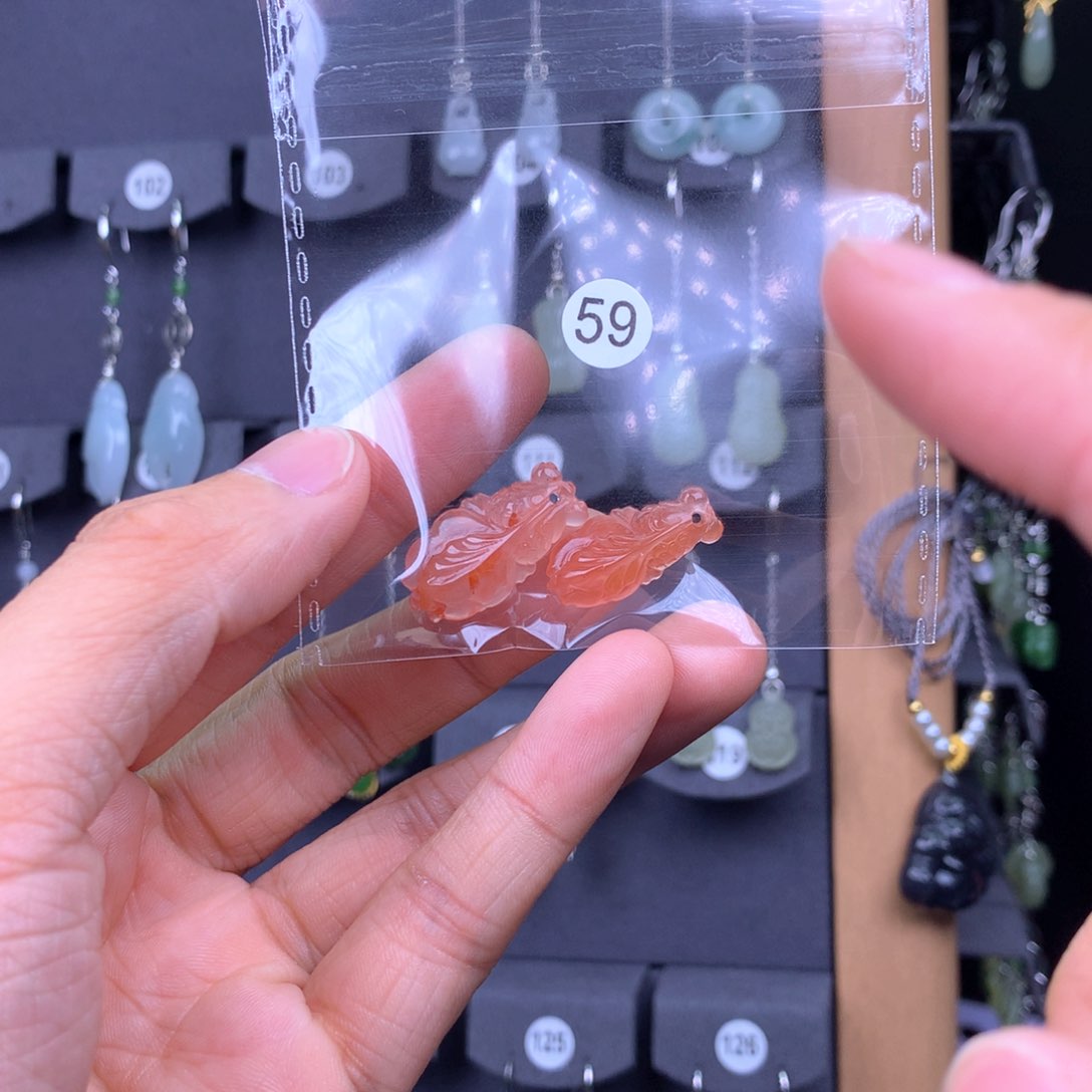 南红玛瑙耳饰银S925镶嵌?****?