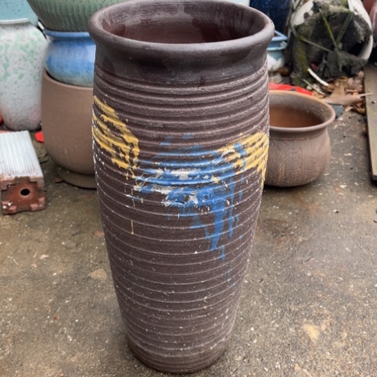 红陶口16高40瑕疵