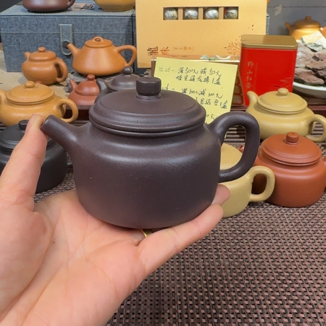 紫泥茶壶天青150毫升左右