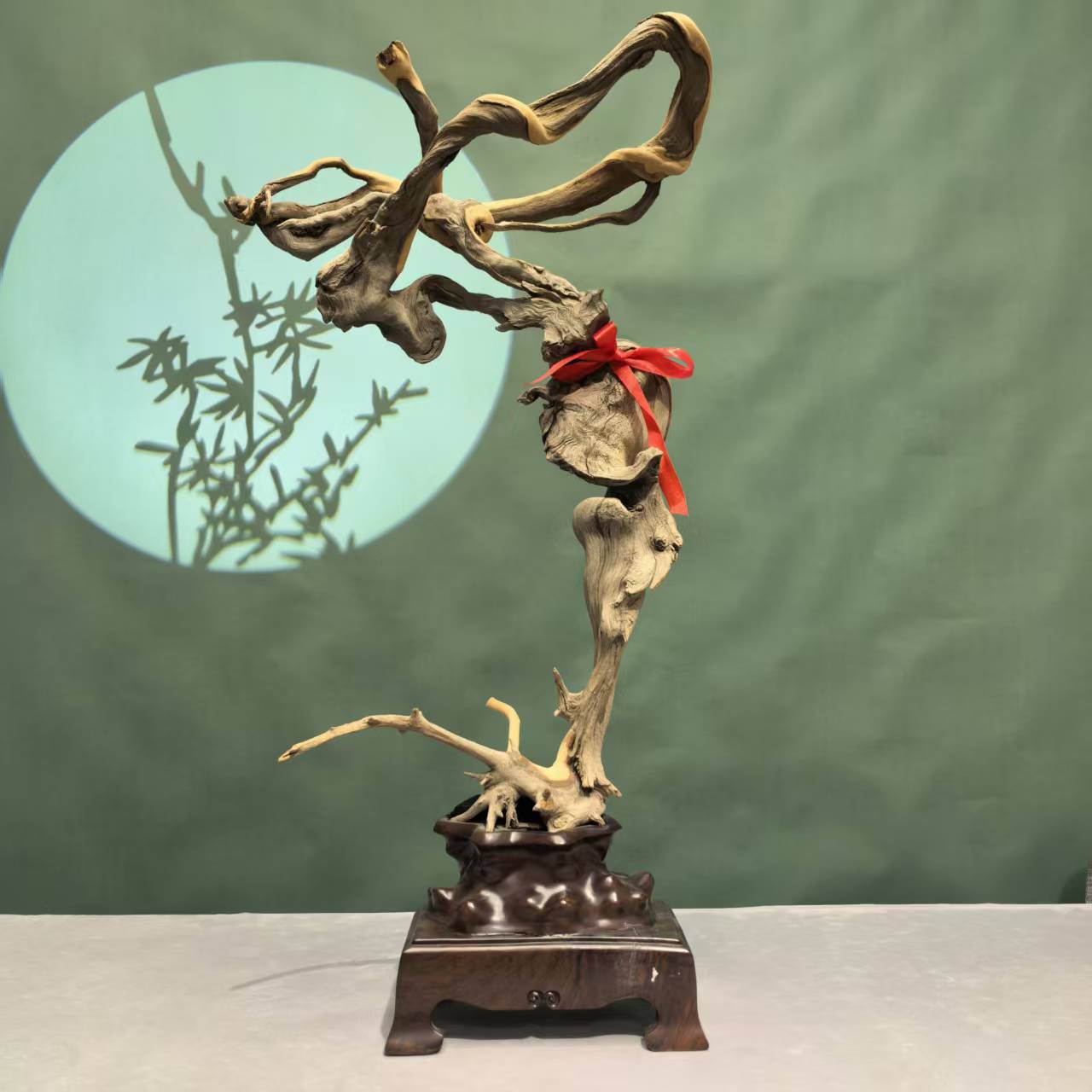 《福运金丝》崖柏原生态艺术作品