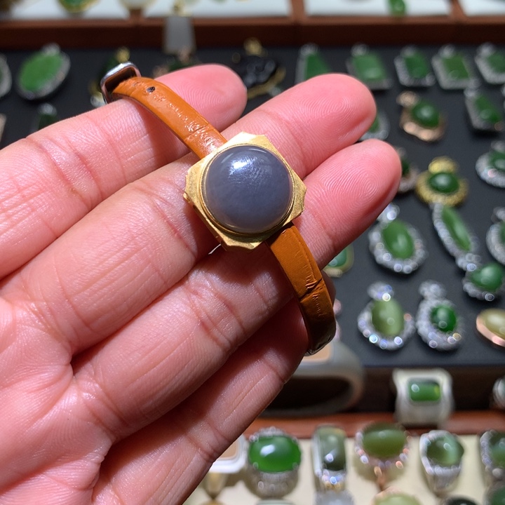 和田玉手牌银S925镶嵌