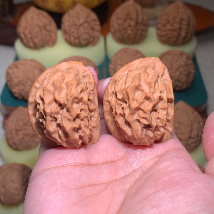 文玩核桃把件龙鳞半壁