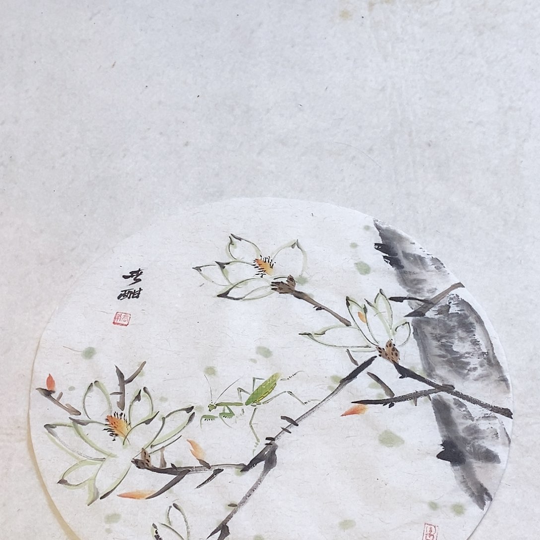 国画高峰手绘写意画