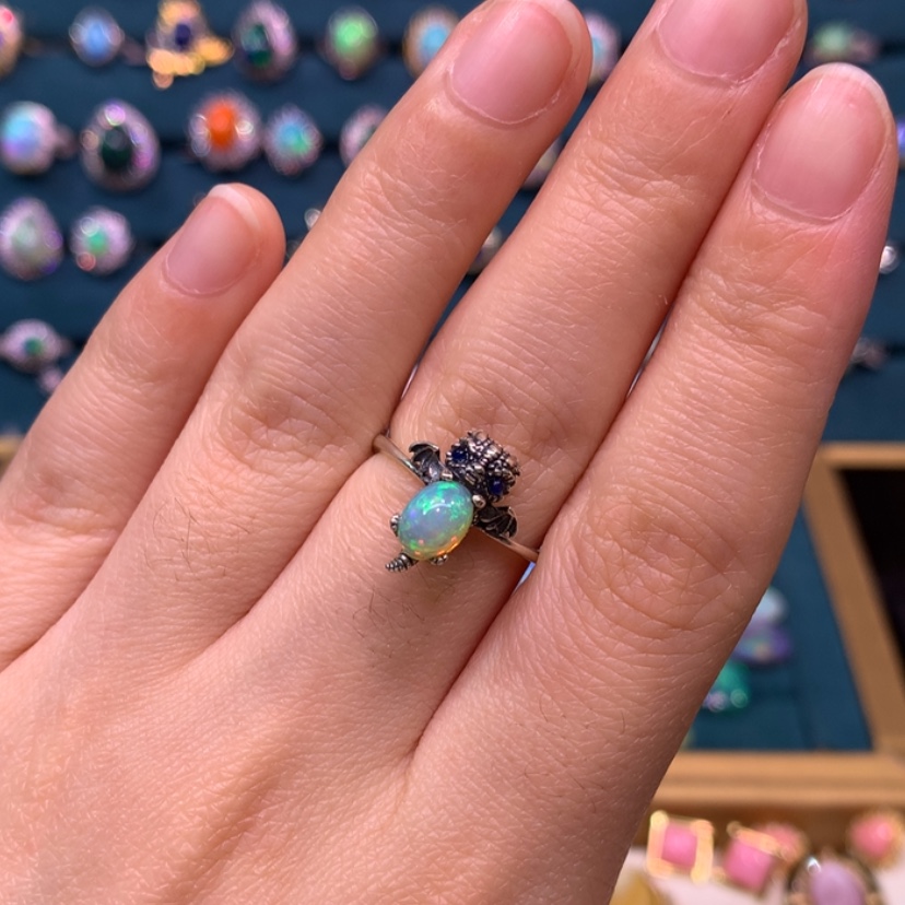 【闪购商品】欧泊戒指款式银S925镶嵌